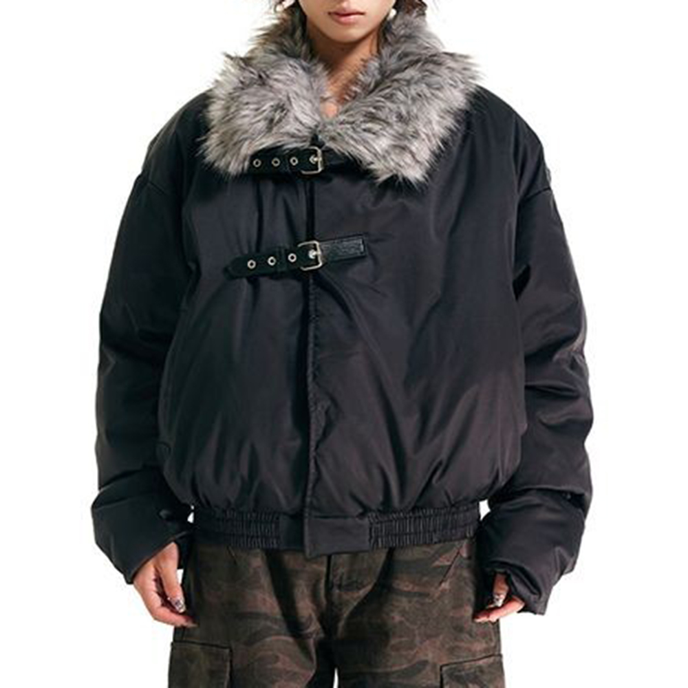Street Fashion Men 2025 - Mens Jackets Furry Faux Fur Casual