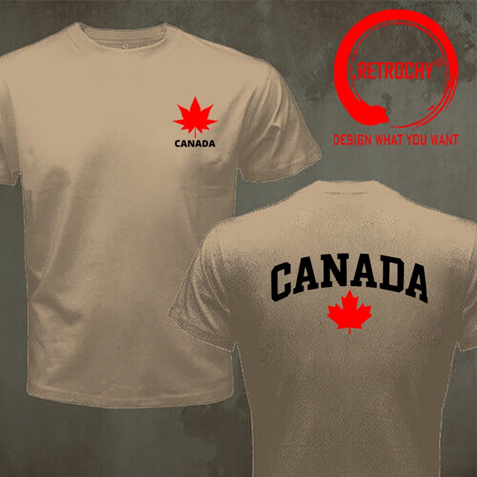 Canada Letter Printed Funny De - Street Fashion Canada ulasan dan harga