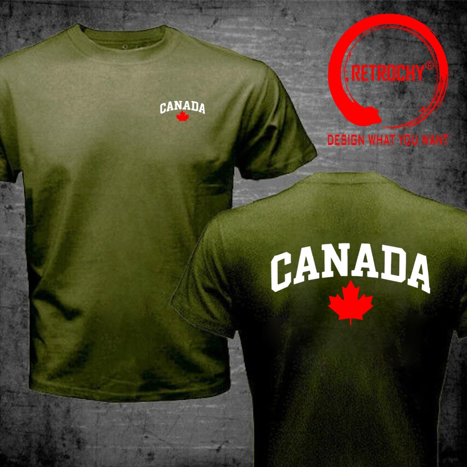 Canada Letter Printed Funny De - Street Fashion Canada ulasan dan harga