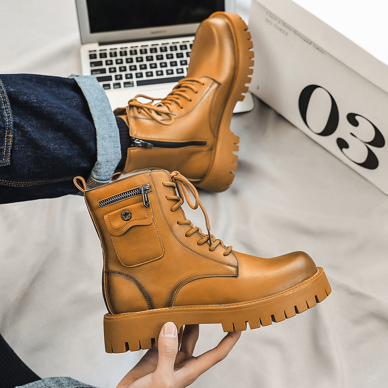 2025 Trend Men Boots Sneakers  - Street Fashion Men 2025 ulasan dan harga