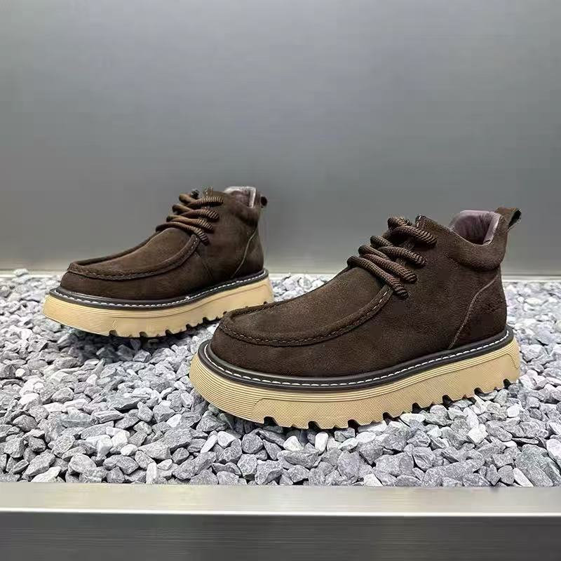 Autum Winter Men Platform Boot - Street Fashion Men 2025 ulasan dan harga