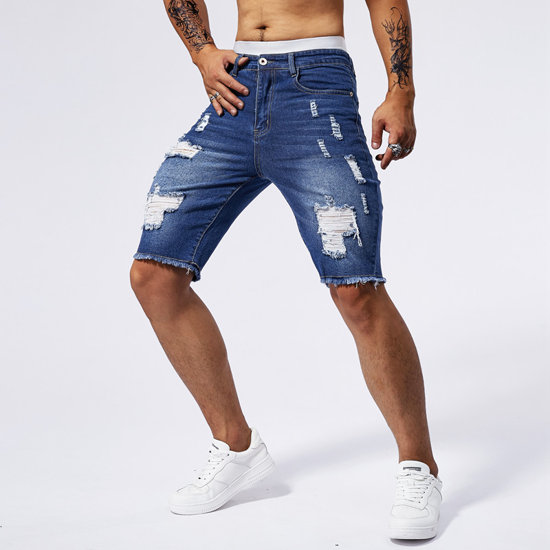 2025 Summer New Men's Ripped D - Street Fashion Men 2025 ulasan dan harga