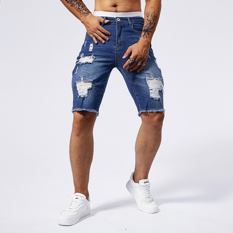 2025 Summer New Men's Ripped D - Street Fashion Men 2025 ulasan dan harga