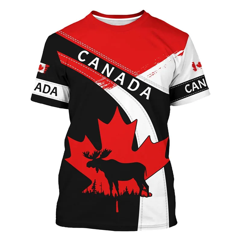 Fashion New Canada T-shirt Men - Street Fashion Canada ulasan dan harga
