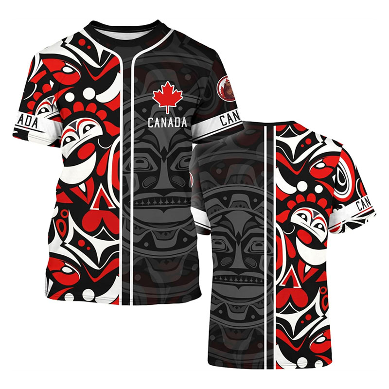 Fashion New Canada T-shirt Men - Street Fashion Canada ulasan dan harga