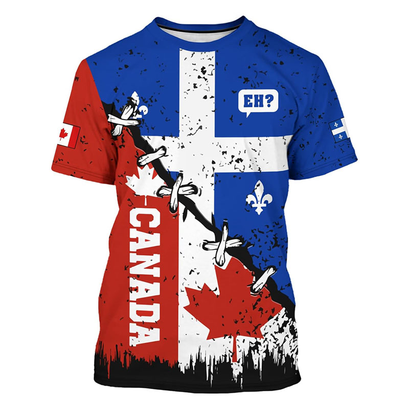 Fashion New Canada T-shirt Men - Street Fashion Canada ulasan dan harga