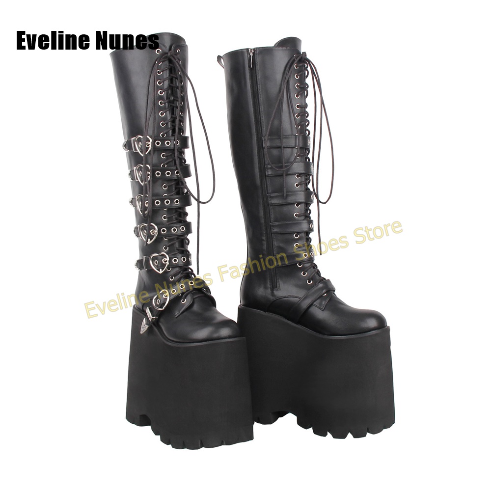 Y2K Gothic Lolita Tall Platfor - Street Fashion Y2K ulasan dan harga