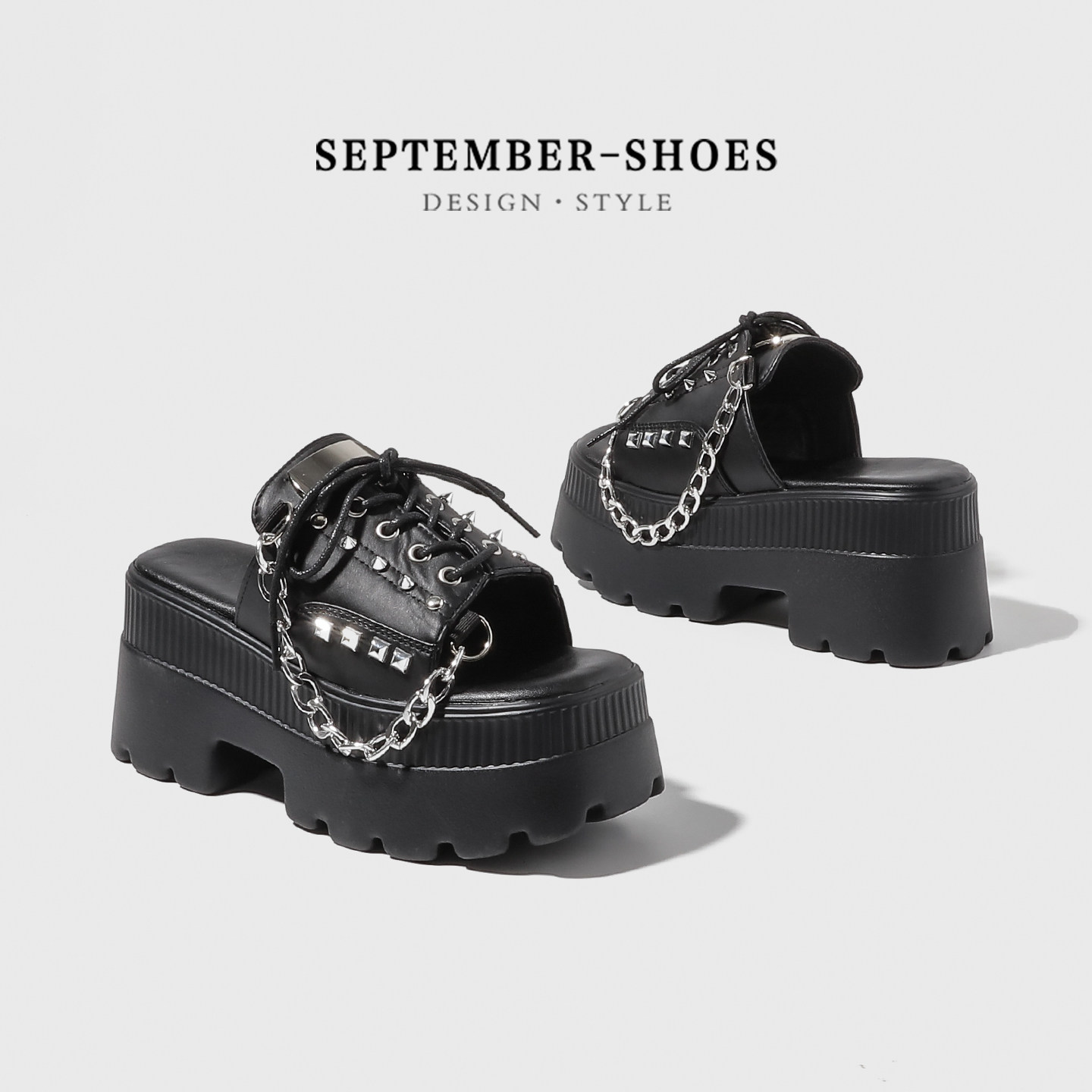 Y2k Gothic Punk Women Platform - Street Fashion Y2K ulasan dan harga