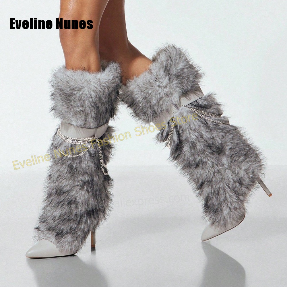 Y2K Trendy Women Fluffy Furry  - Street Fashion Y2K ulasan dan harga