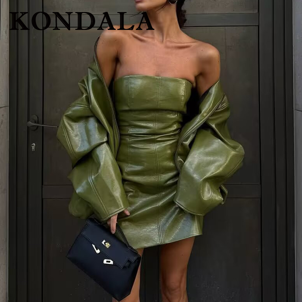 KONDALA Chic Streetwear Green  - Fashion Street Night ulasan dan harga