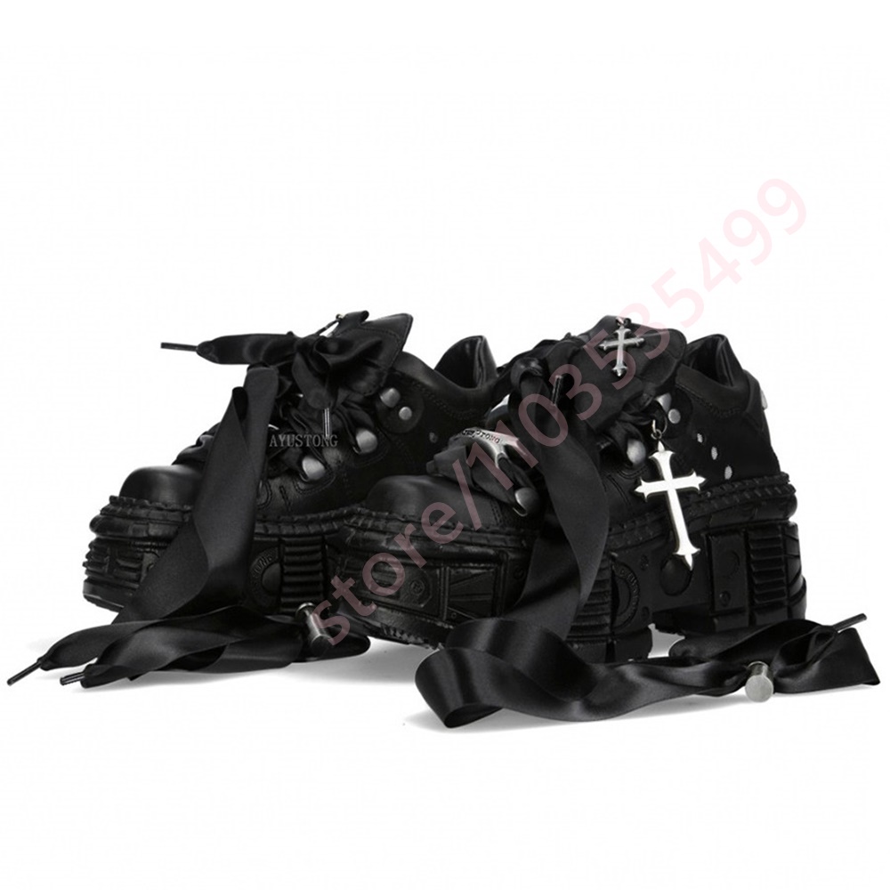 Chunky Punk Metal Rivet Ankle  - Street Fashion Y2K ulasan dan harga