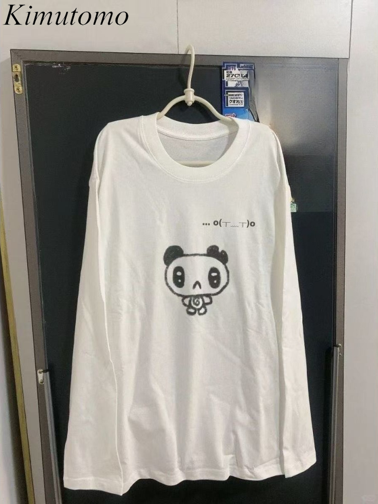 Kimutomo T Shirts Women Cartoo - Street Fashion Y2K ulasan dan harga